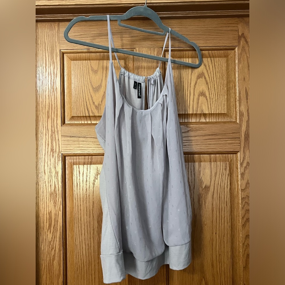 Maurice’s dressy tank, size 1X, light dusty purple